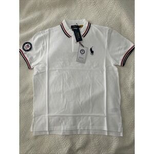 New Polo Ralph Lauren Shirt Mens XL White Olympics 2020 Team USA Mid Sized Pony